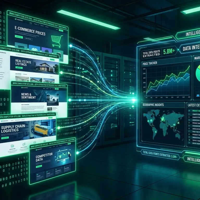 Web scraping & data intelligence